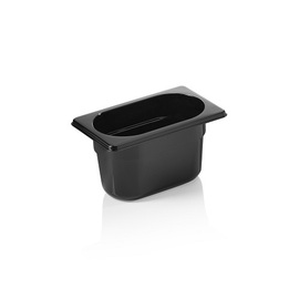 gastronorm container GN 1/9 | GN 96 BLACK | polycarbonate black H 100 mm product photo