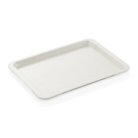GN tray GN 1/2 polyester milky white rectangular product photo