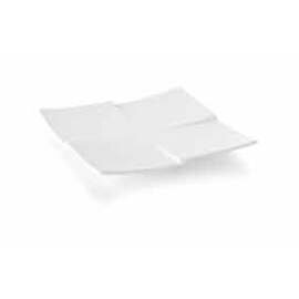 plate plastic white square 230 mm  x 230 mm product photo