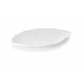 plate plastic white oval  L 255 mm  x 160 mm product photo