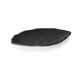 plate plastic black oval  L 255 mm  x 160 mm product photo