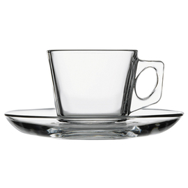 espresso cup glass with saucer product photo