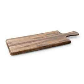 tray plastic walnut brown with handles 500 mm  x 195 mm  H 20 mm product photo