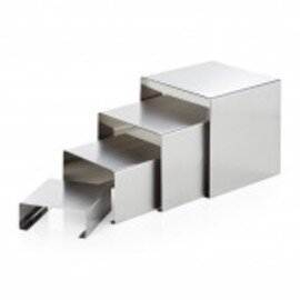 buffet stand stainless steel | 1 shelf | 125 mm  x 125 mm  H 50 mm product photo