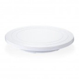 cake plate plastic white Ø 310 mm  H 50 mm product photo