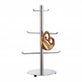 pretzel stand|sausage stand stainless steel | 6 branches  Ø 220 mm  H 500 mm product photo