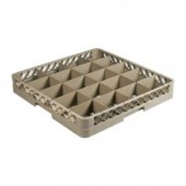 cup basket beige|brown 500 x 500 mm  H 100 mm | 20 compartments 90 x 114 mm  H 87 mm product photo
