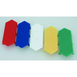 Labeling clip for dishwasher baskets, color: red product photo