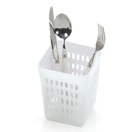 cutlery quiver white perforated 1 compartment  L 107 mm  H 140 mm product photo