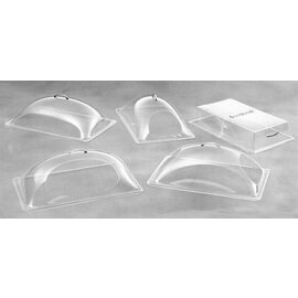 GN cover  • GN 1/1 polycarbonate clear transparent  H 130 mm with 2 side cutouts product photo