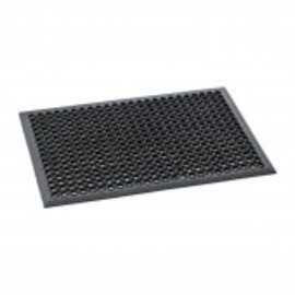 floor mat perforated black | 90 cm  x 60 cm  H 1.2 cm product photo