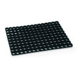 dust control mat perforated black | 60 cm  x 40 cm  H 2 cm product photo