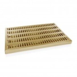 drain tray stainless steel golden coloured 300 mm x 200 mm H 30 mm product photo