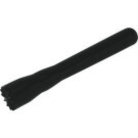 pestle radially serrated plastic black  L 240 mm  Ø 40 mm product photo