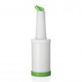 dosing bottle|storage bottle 2000 ml plastic green white pourer product photo