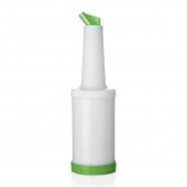 dosing bottle|storage bottle plastic green white 1000 ml product photo