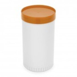 storage container with lid polypropylene white orange 0.85 ltr product photo