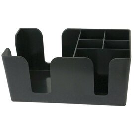 bar caddy deep black 6 compartments 240 mm  B 150 mm product photo