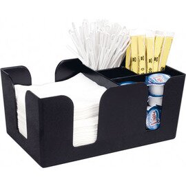 bar caddy deep black 6 compartments 240 mm  B 150 mm product photo  S