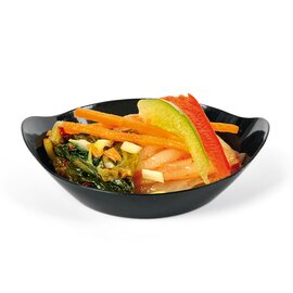 little bowl set polystyrol disposable black 80 mm  x 67 mm  H 21 mm product photo