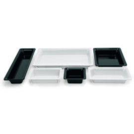 gastronorm container GN 1/4  x 20 mm BUFFET-LINE plastic black product photo