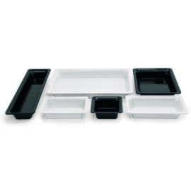 gastronorm container GN 2/4  x 20 mm BUFFET-LINE plastic white product photo