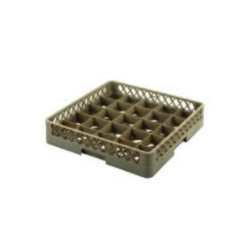 cup basket beige|brown 500 x 500 mm  H 100 mm | 25 compartments 92 x 92 mm  H 87 mm product photo