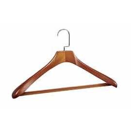 clothes hanger wood cherry wood coloured  | bridging bar product photo