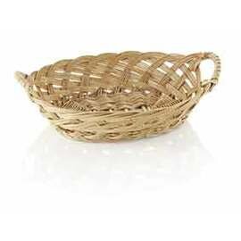 buffet basket wicker natural-coloured oval 260 mm  x 220 mm  H 70 mm product photo