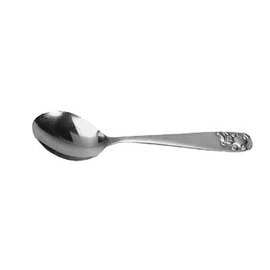 children's spoon stainless steel bear relief  L 140 mm product photo