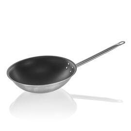 wok stainless steel  Ø 380 mm H 110 mm | round base | non-stick coated product photo