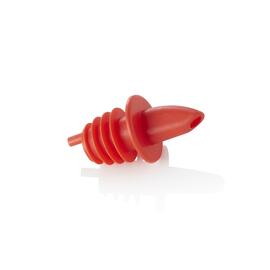 pourer plastic red  | tube Ø 4 mm L 70 mm | ventilation pipe product photo