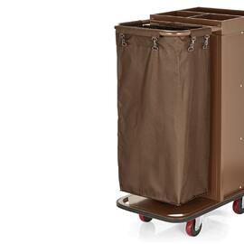 Laundry bag for room service cart 4418000 | Polyester brown | washable product photo