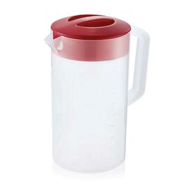 jug plastic | with scaling | with red lid 2.5 ltr Ø 125 mm H 250 mm product photo