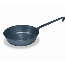 frying pan iron blued induction-compatible  Ø 200 mm  H 58 mm • hooked handle product photo