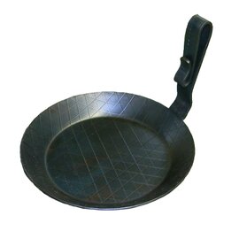 iron serving pan  Ø 240 mm | vertical beak-shaped handle product photo