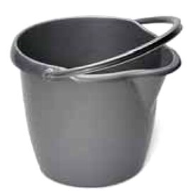 household bucket with spout plastic grey 12 ltr product photo
