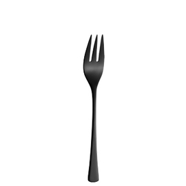 cake fork KARINA PVD DEEP BLACK stainless steel 18/10 L 150 mm | dishwasher-safe product photo