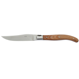 steak knife TORRO with wooden handle bright L 224 mm product photo
