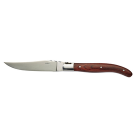 steak knife BBQ with wooden handle dark L 224 mm product photo