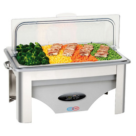 Chafing-Dish GN 1/1 COOL+HOT roll cover 230 volts 700 watts L 610 mm H 450 mm product photo