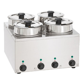 bain marie 230 volts 600 watts 4 x 3.5 ltr L 415 mm H 320 mm product photo