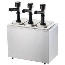 sauce dispenser 3 x 3.3 ltr coolable  L 276 mm  H 516 mm product photo