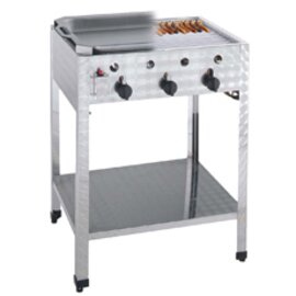 gas combi table grill propane | butane gas floor model open base unit 12 kW  H 830 mm product photo