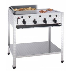 gas combi table grill propane | butane gas floor model open base unit 16 kW  H 830 mm product photo