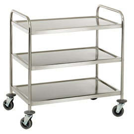 Serving and clearing trolleys | 3 shelves | 920 mm x 600 mm H 945 mm product photo