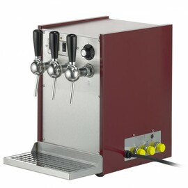 glühwein water heater Hot Point III burgundy 3 pipe 400 volts with beverage hoses | stand pipes product photo
