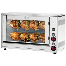 electric chicken grill 8N | 880 mm  x 430 mm  H 530 mm | 2 skewers product photo