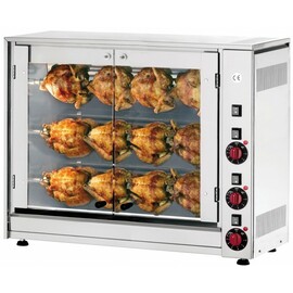 electric chicken grill 12N | 880 mm  x 430 mm  H 710 mm | 3 skewers product photo