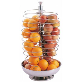 fruit stand stainless steel | suitable for 5 kg of fruit  Ø 330 mm  H 620 mm product photo